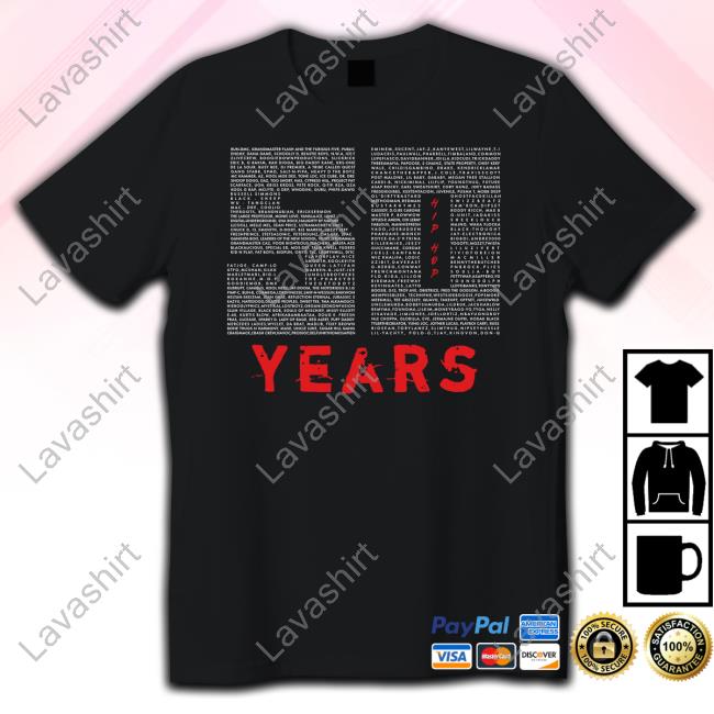 "50 Years" Of Hip Hop Tee