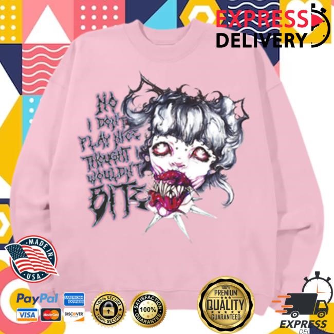 "No I Don't Play Nice" Crew Sweatshirt - Jazmin Bean Official Store "No I Don't Play Nice" Crew Sweatshirt - Jazmin Bean Official Store