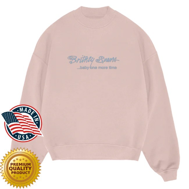 ...baby one more time Embroidered Sweatshirt - Britney Spears Official Store ...baby one more time Embroidered Sweatshirt - Britney Spears Official Store