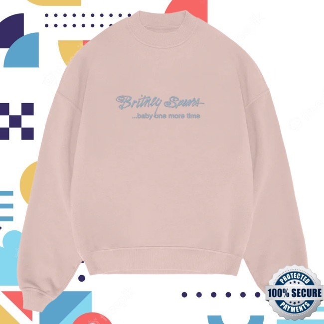 ...baby one more time Embroidered Sweatshirt - Britney Spears Official Store