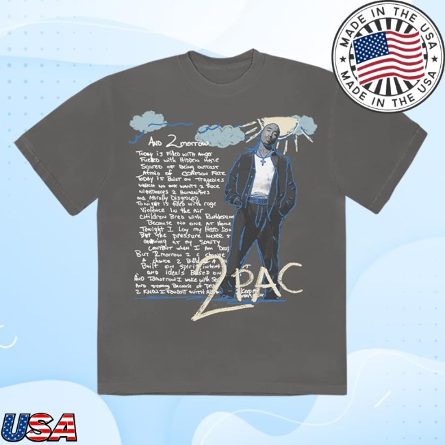 "And 2Morrow" Notebook Tee - 2PAC Official Store